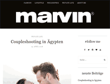 Tablet Screenshot of marvinalbrecht.com